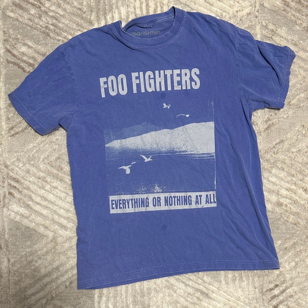 Foo Fighters Blue Graphic T-Shirt